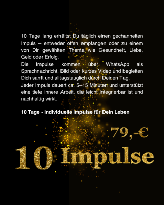 Ein Flyer mit Infos zu der 10 Impulsereihe